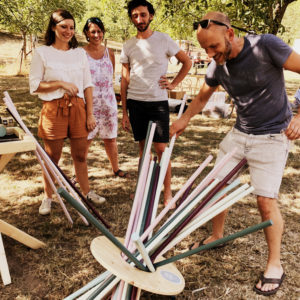 Mikado géant Jeux géants originaux Location jeux Bois Rhône Alpes Suisse